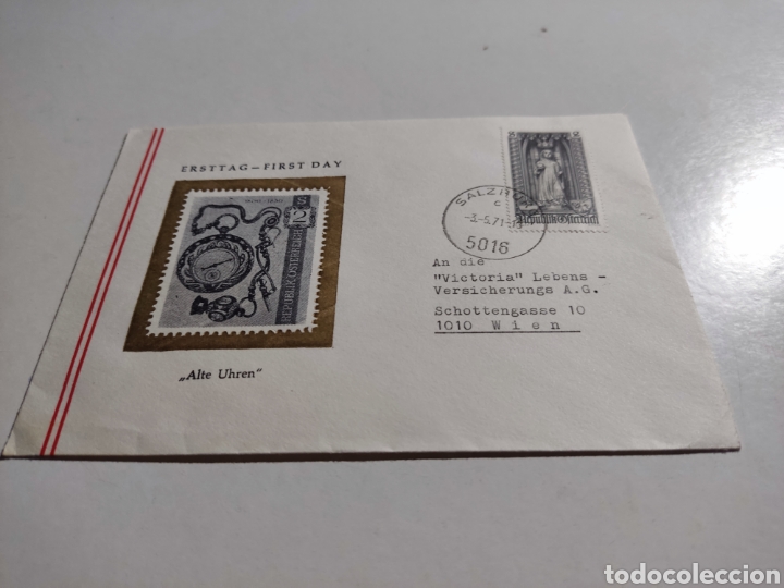 Sellos: Sobre primer d&iacute;a Austria - Foto 1