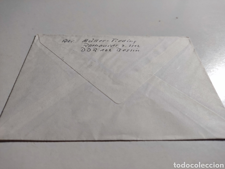 Sellos: Sobre circulado sellos DDR - Foto 2