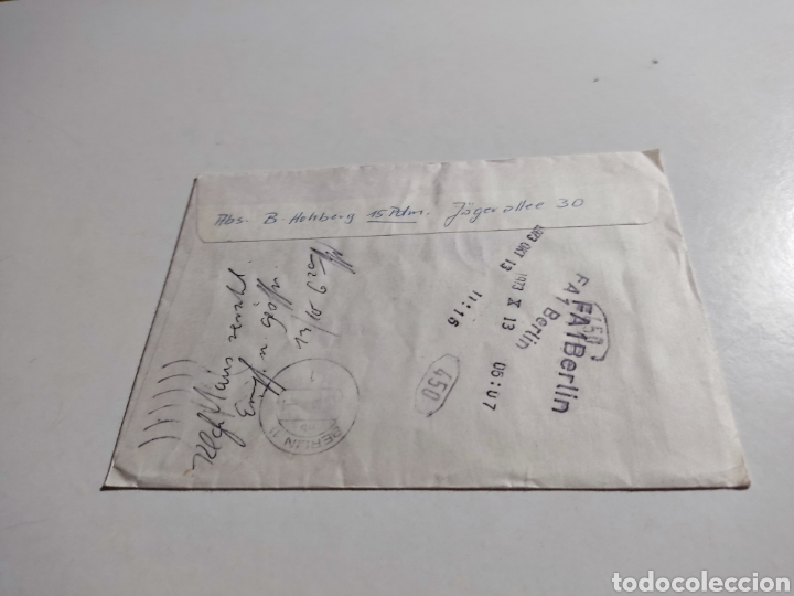 Sellos: Sobre circulado sellos DDR - Foto 2