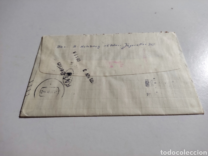 Sellos: Sobre circulado sellos DDR - Foto 2