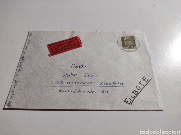 Sellos: Sobre circulado sellos DDR - Foto 1