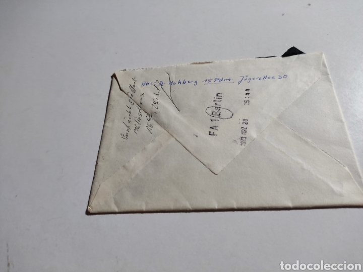 Sellos: Sobre circulado sellos DDR - Foto 2