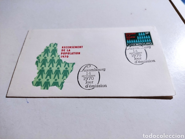 Sellos: Sobre primer d&iacute;a Luxemburgo - Foto 1