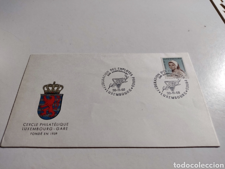 Sellos: Sobre primer d&iacute;a Luxemburgo - Foto 1
