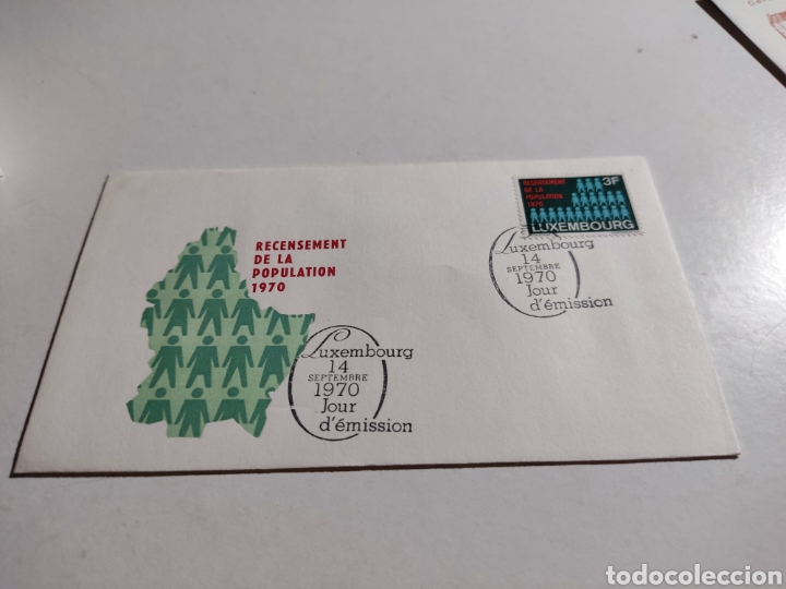 Sellos: Sobre primer d&iacute;a Luxemburgo - Foto 1