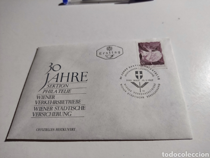 Sellos: Sobre primer d&iacute;a Austria - Foto 1