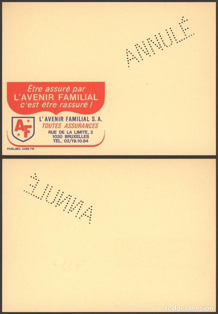 Sellos: BELGICA BELGIUM PUBLIBEL SPECIMEN SIN IMPRIMIR SELLO 2496FN ASSURANCES SEGUROS INSURANCE