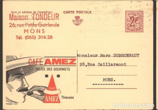 Sellos: BELGICA BELGIUM PUBLIBEL 2204 CAFE AMEZ COOFEE