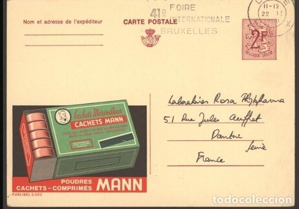 Sellos: BELGICA BELGIUM PUBLIBEL 2203 MEDICINA FARMACIA PHARMACY