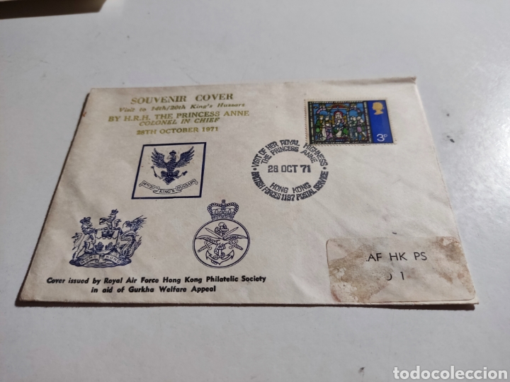 Timbres: Sobre primer d&iacute;a fuerza a&eacute;rea Hong Kong philatelie