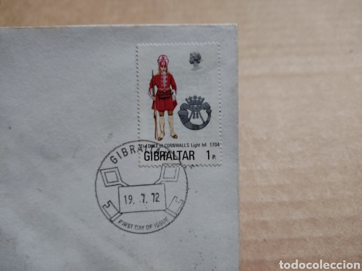 Sellos: Sobre primer d&iacute;a Gibraltar - Foto 2