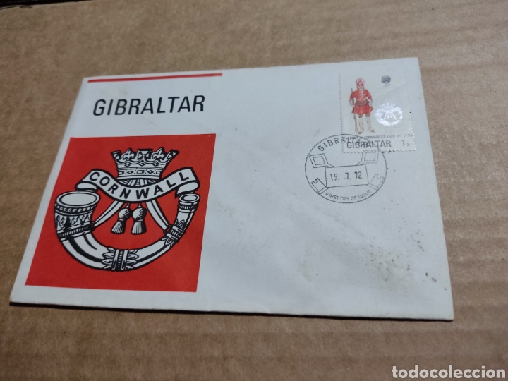 Sellos: Sobre primer d&iacute;a Gibraltar - Foto 1