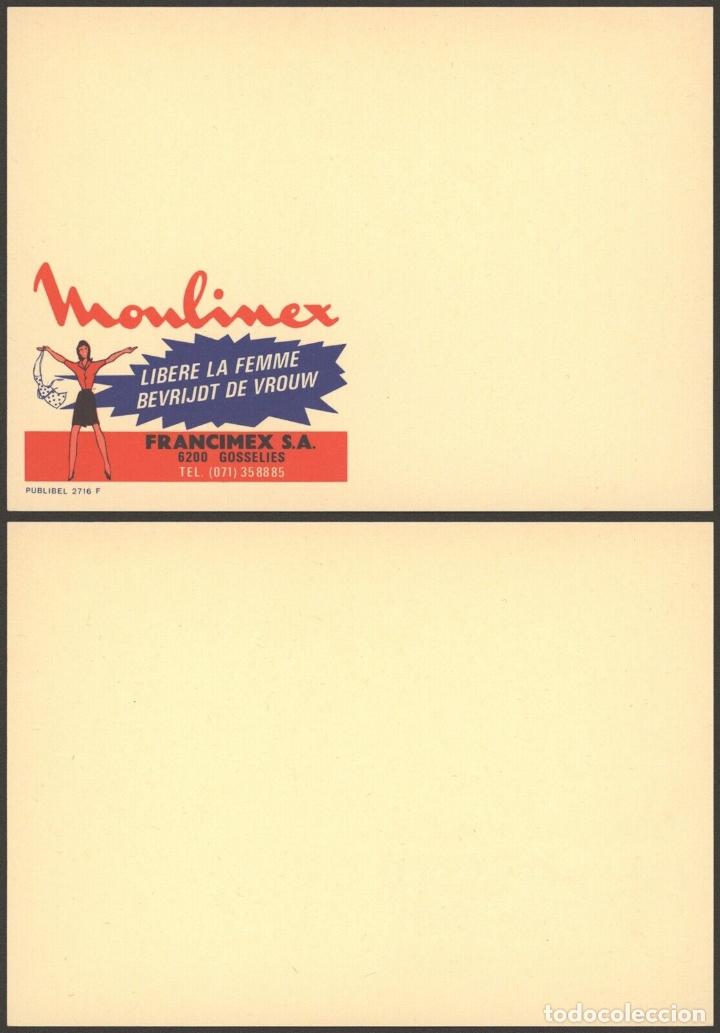 Sellos: BELGICA BELGIUM PUBLIBEL SPECIMEN SIN IMPRIMIR SELLO 2716F MOULINEX ELECTRODOMESTICOS ELECTRICIDAD