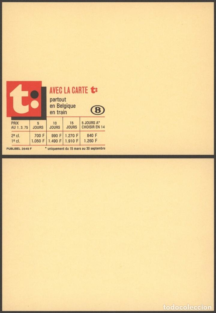 Sellos: BELGICA BELGIUM PUBLIBEL SPECIMEN SIN IMPRIMIR SELLO 2649F FERROCARRIL RAILWAY TREN