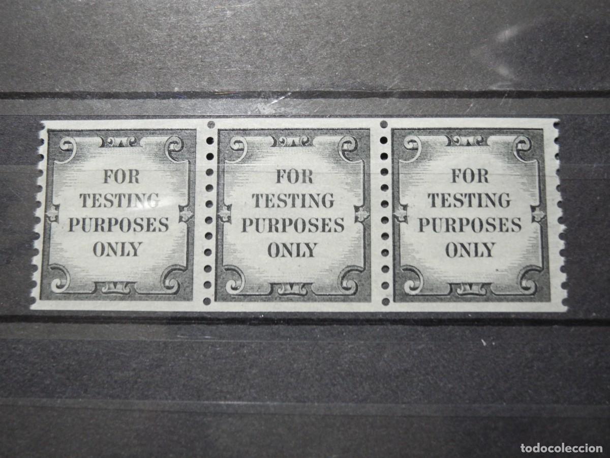Timbres: For testing purposes only. MNH Nuevo sin charnela