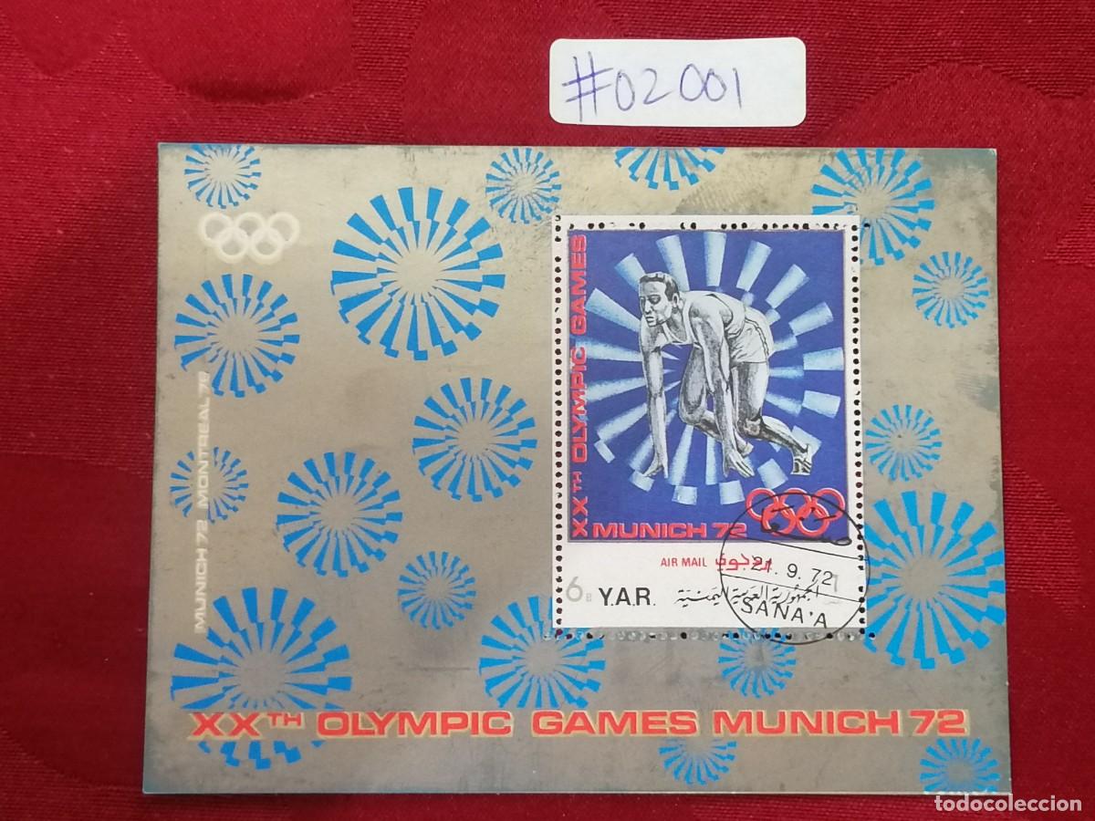 Timbres: MUNICH OLYMPIC CITY A&Ntilde;O 1972 AIR MAIL-POSTAGE -YAR-