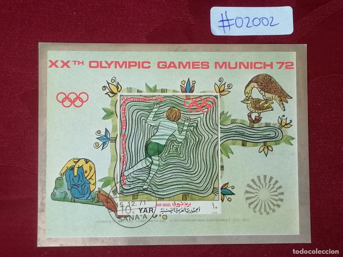 Timbres: MUNICH OLYMPIC CITY A&Ntilde;O 1972 AIR MAIL-POSTAGE -YAR-