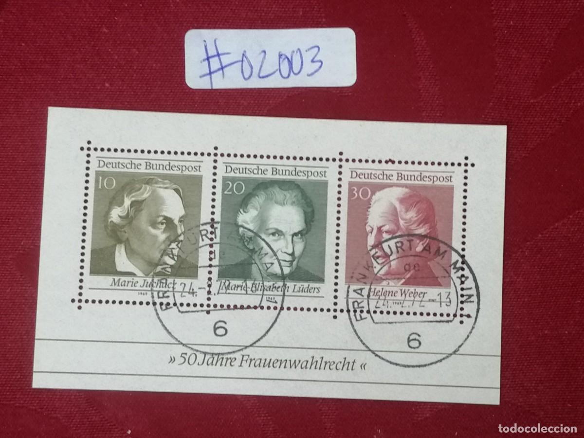 Timbres: 50 Jahre Frauenwahlrecht (von 1969)
