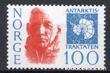 Timbres: NORUEGA POLO NORTE AMUNDSEN ANTARTIDA ANTARCTICA POLE POLAR BARCO SHIP