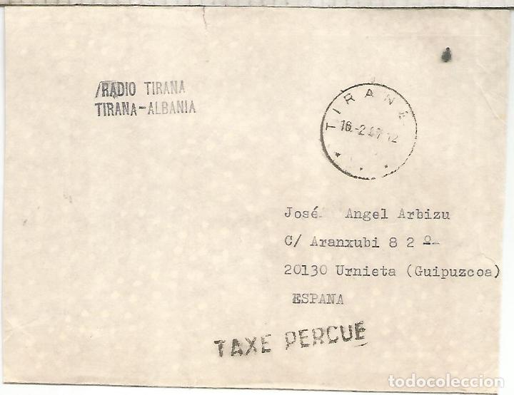Timbres: ALBANIA TIRANA CC TAXE PERCUE RADIO TIRANA TELECOM