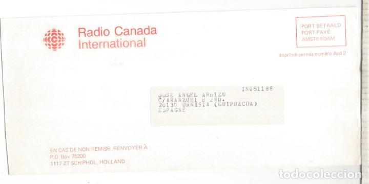 Timbres: RADIO CANADA INTERNATIONAL CC FRANQUEO PAGADO AMSTERDAM TELECOM