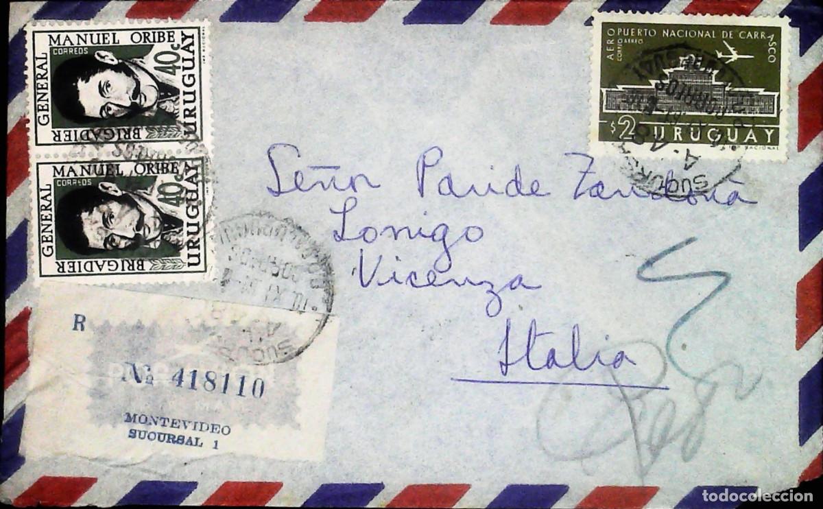 Sellos: Busta Uruguay viaggiata - Foto 1