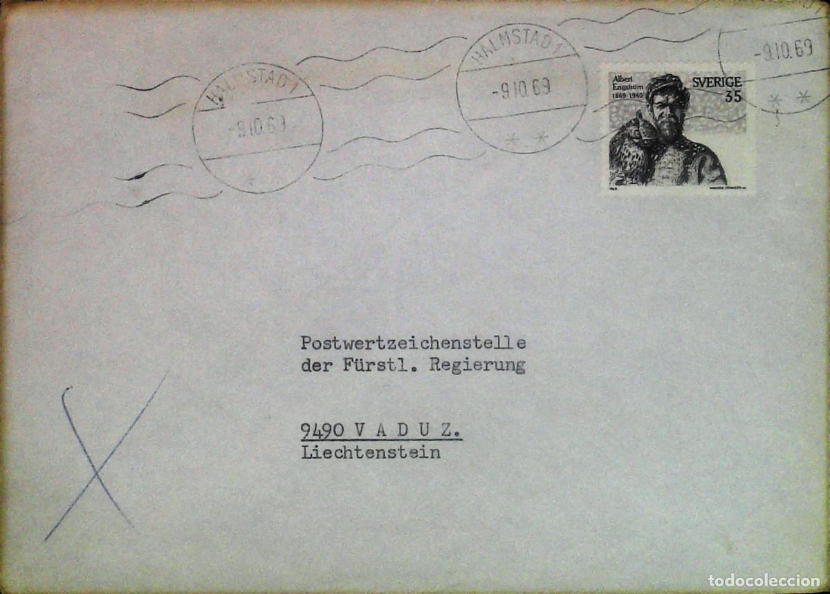 Sellos: Busta Svezia viaggiata - Foto 1