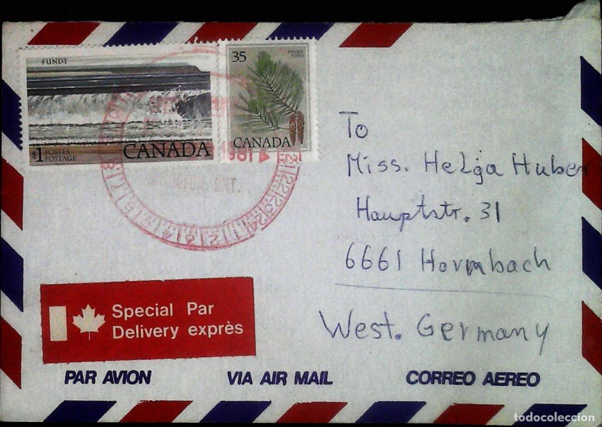 Sellos: Busta Canada viaggiata - Foto 1