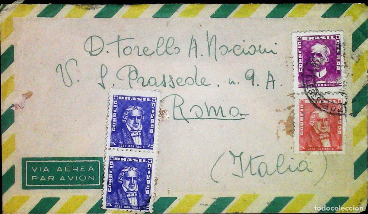 Sellos: Busta Brasile viaggiata - Foto 1