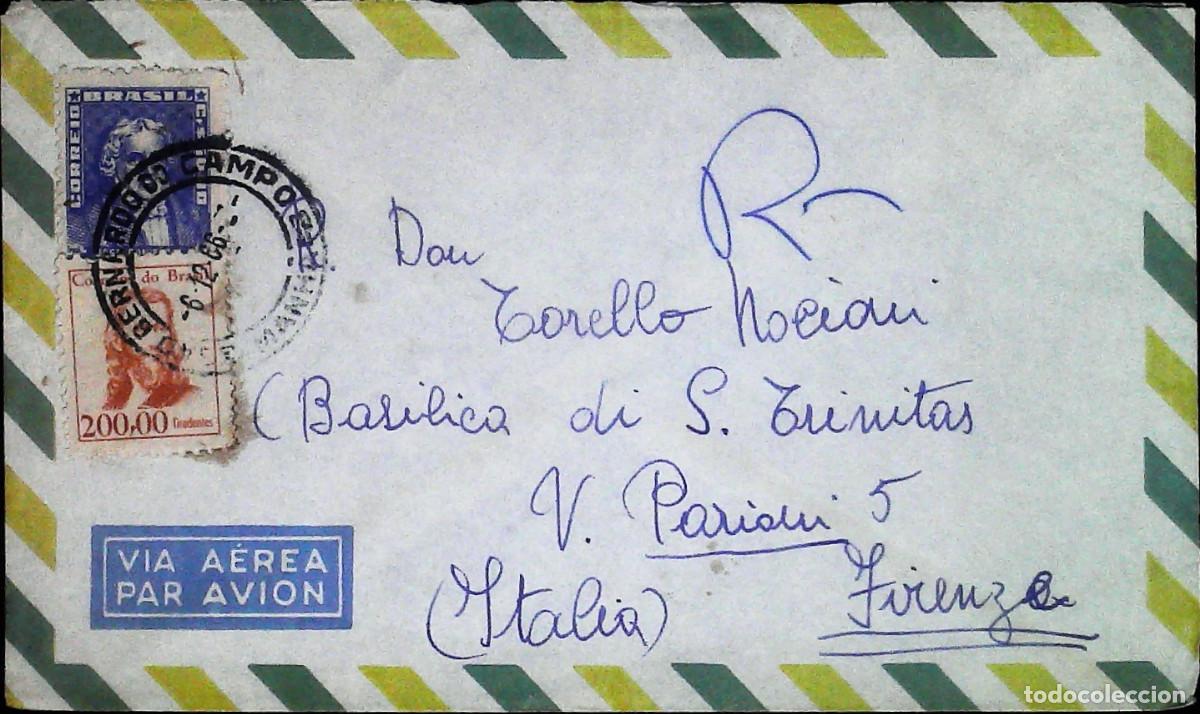 Sellos: Busta Brasile viaggiata - Foto 1