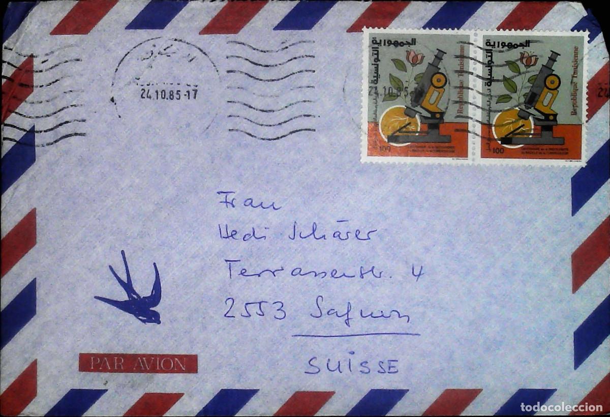 Sellos: Busta Tunisia viaggiata - Foto 1