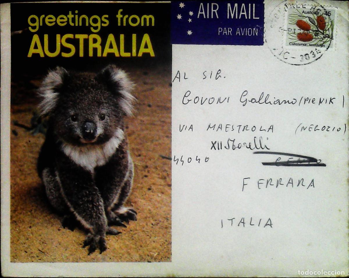Sellos: Busta Australia viaggiata - Foto 1
