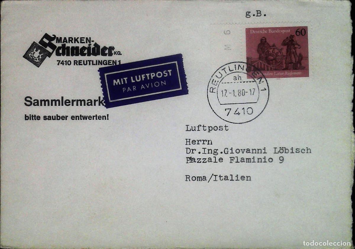 Selos: Busta Germania viaggiata