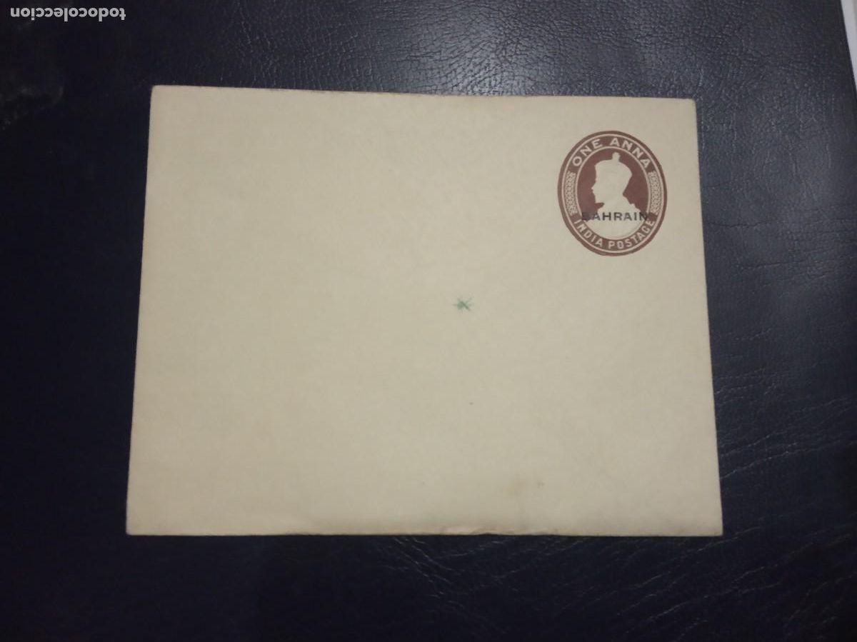 Briefmarken: SOBRE CON SELLO EN RELIEVE INDIA-BAHRAIN.NUEVO.