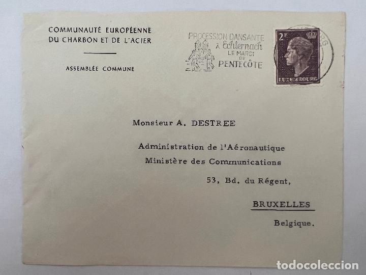 Briefmarken: SOBRE CON SELLO Y MATASELLOS. PROCESION DANSANTE A ECHTERNACH LE MARDI DE PENTECOTE.