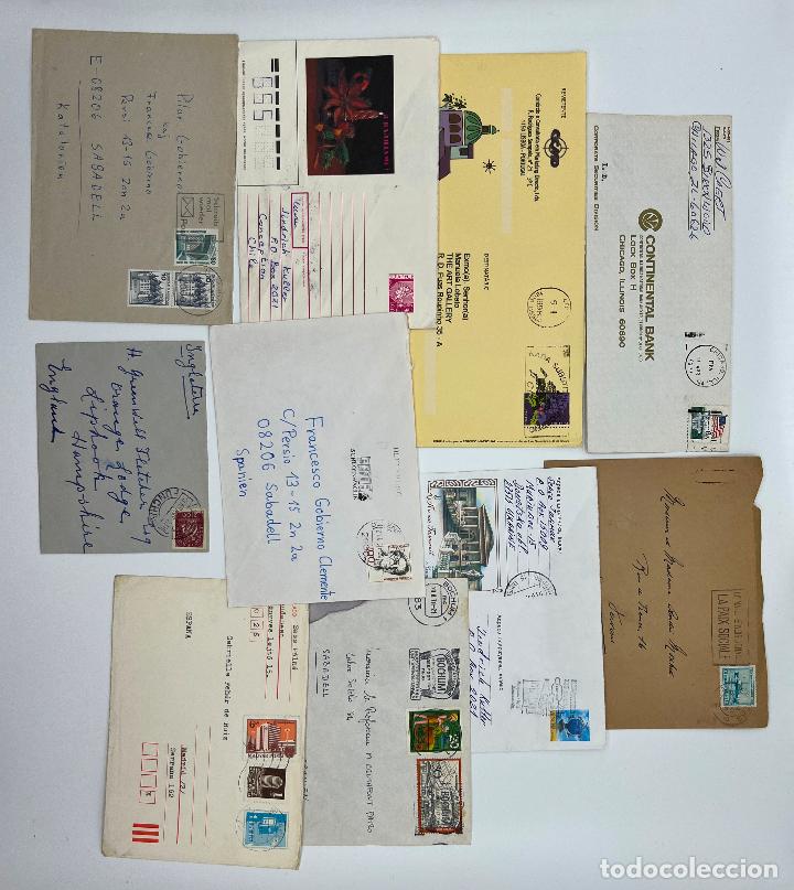 Briefmarken: LOTE DE 10 SOBRES VARIADOS. VER FOTOS.