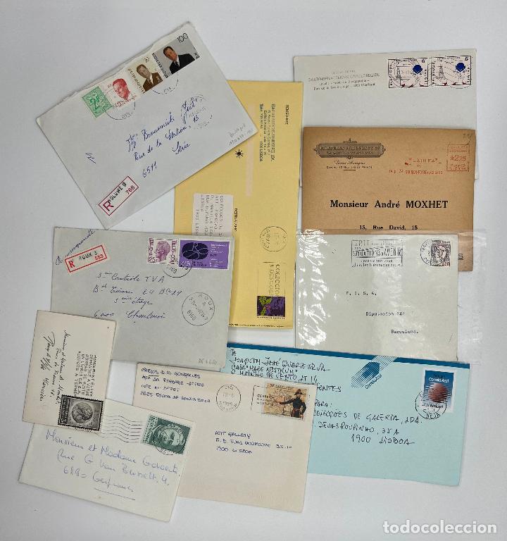 Briefmarken: LOTE DE 10 SOBRES VARIADOS. VER FOTOS.