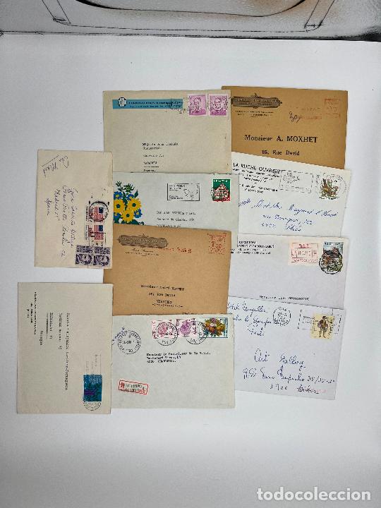 Briefmarken: LOTE DE 10 SOBRES VARIADOS. VER FOTOS.