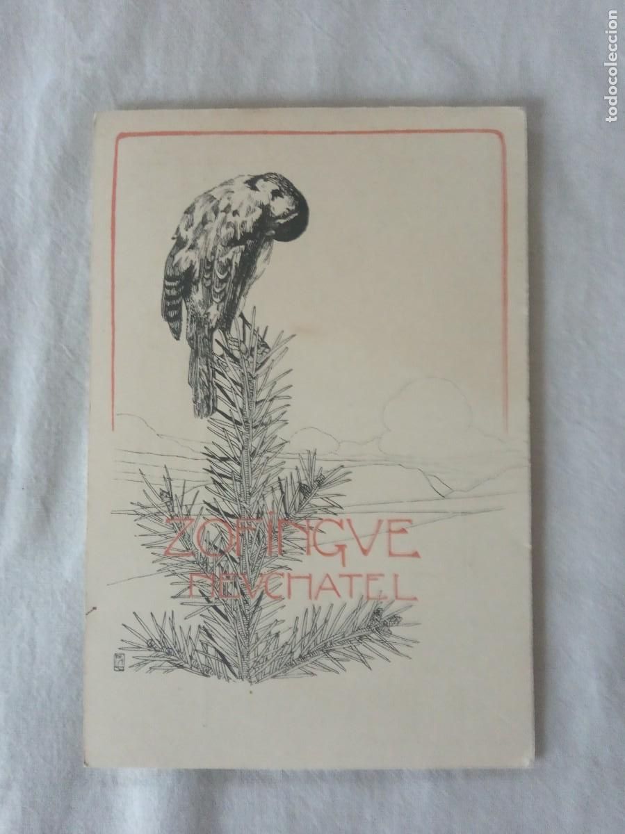 Stamps: CARTA POSTAL SUIZA.ZOFINGUE NEUCHATEL.NUEVA.