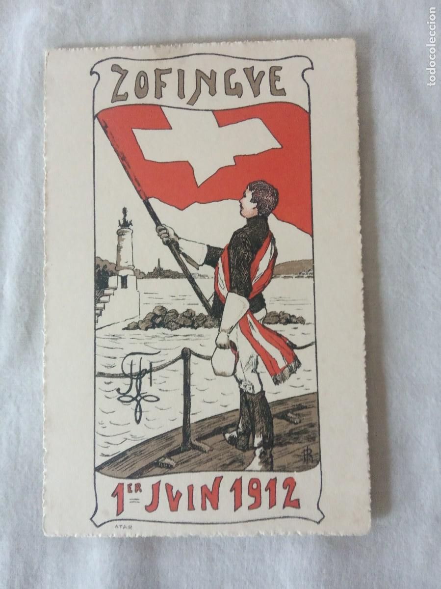 Stamps: 1912. CARTA POSTAL SUIZA.ZOFINGUE.