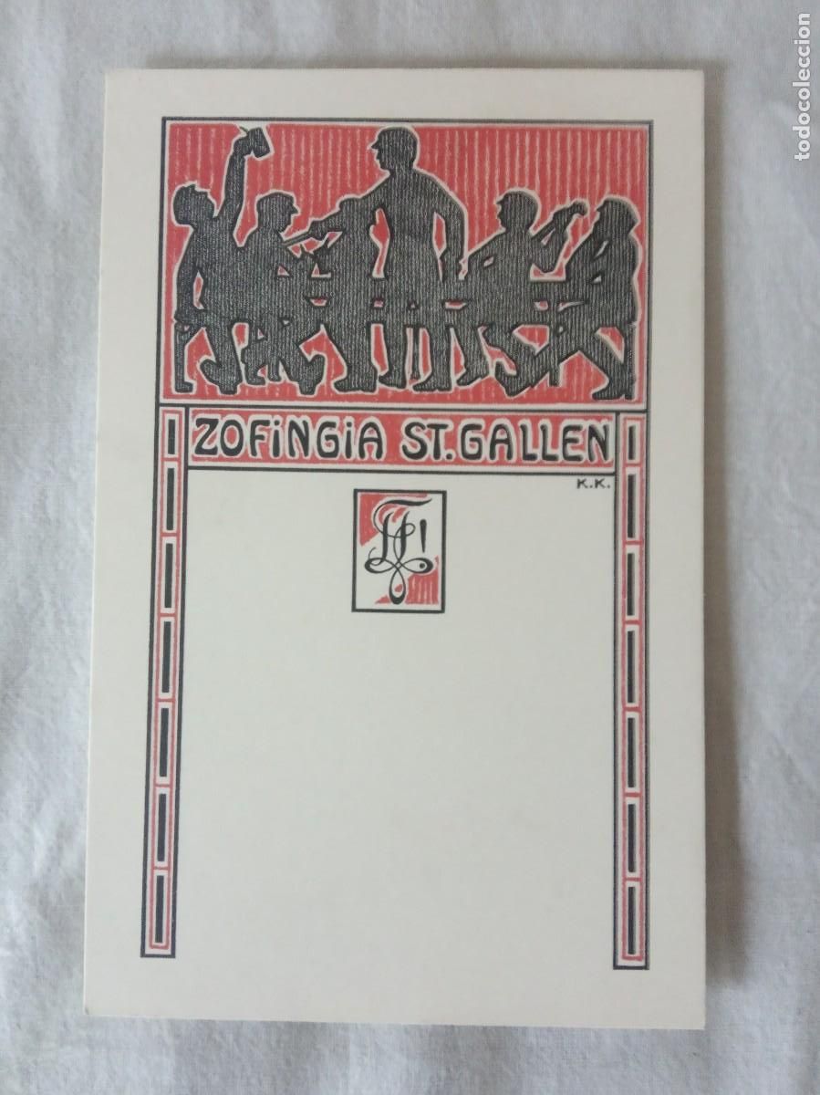 Stamps: ANTIGUA CARTA POSTAL SUIZA.ZOFINGIA ST.GALLEN.NUEVA.