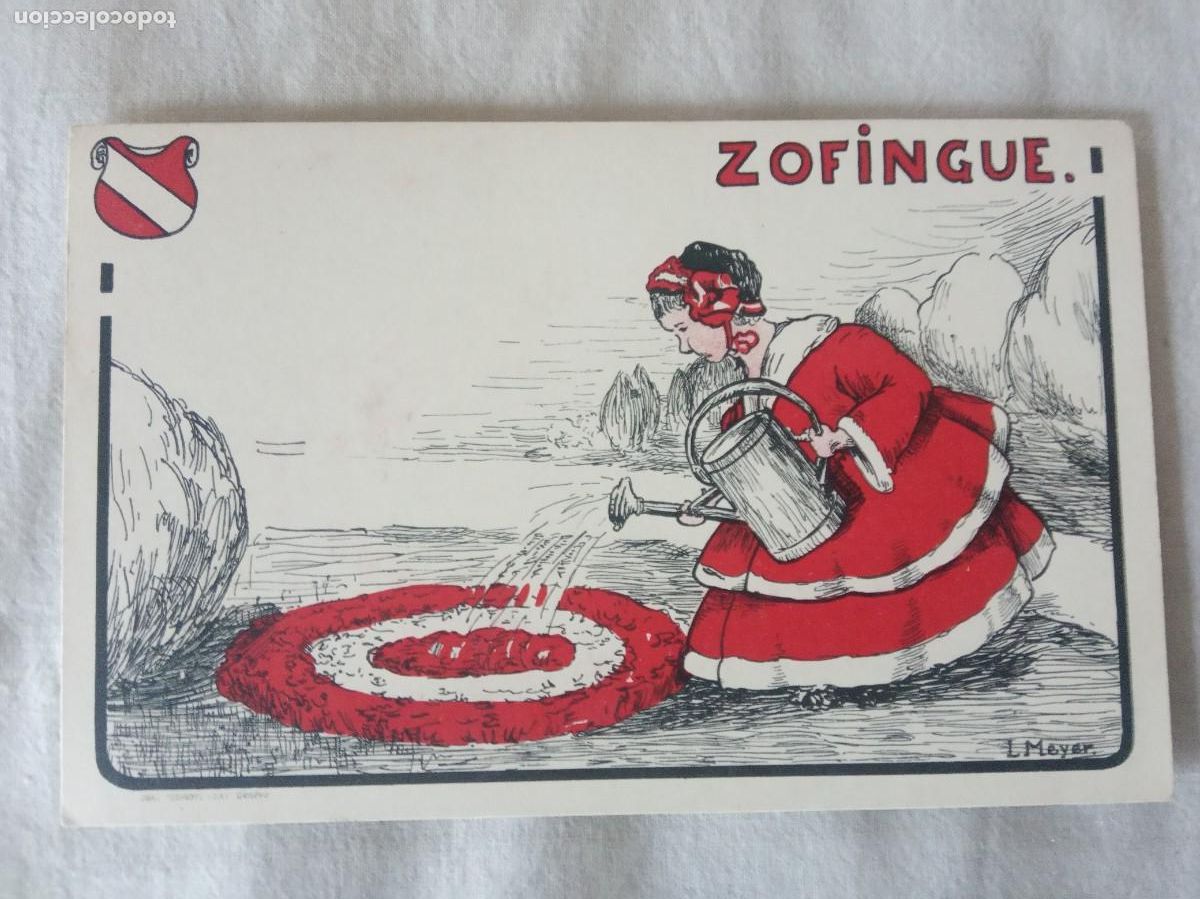Francobolli: ANTIGUA CARTA POSTAL SUIZA.ZOFINGUE.NUEVA.