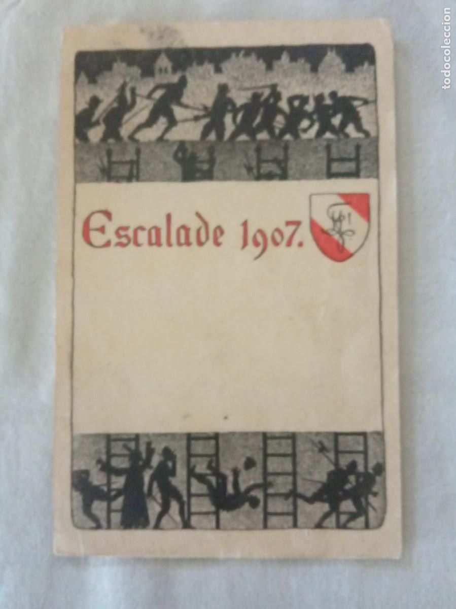 Selos: 1907. CARTA POSTAL SUIZA.ESCALADE.