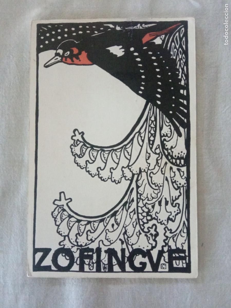 Selos: 1914. CARTA POSTAL SUIZA.ZOFINGIA.
