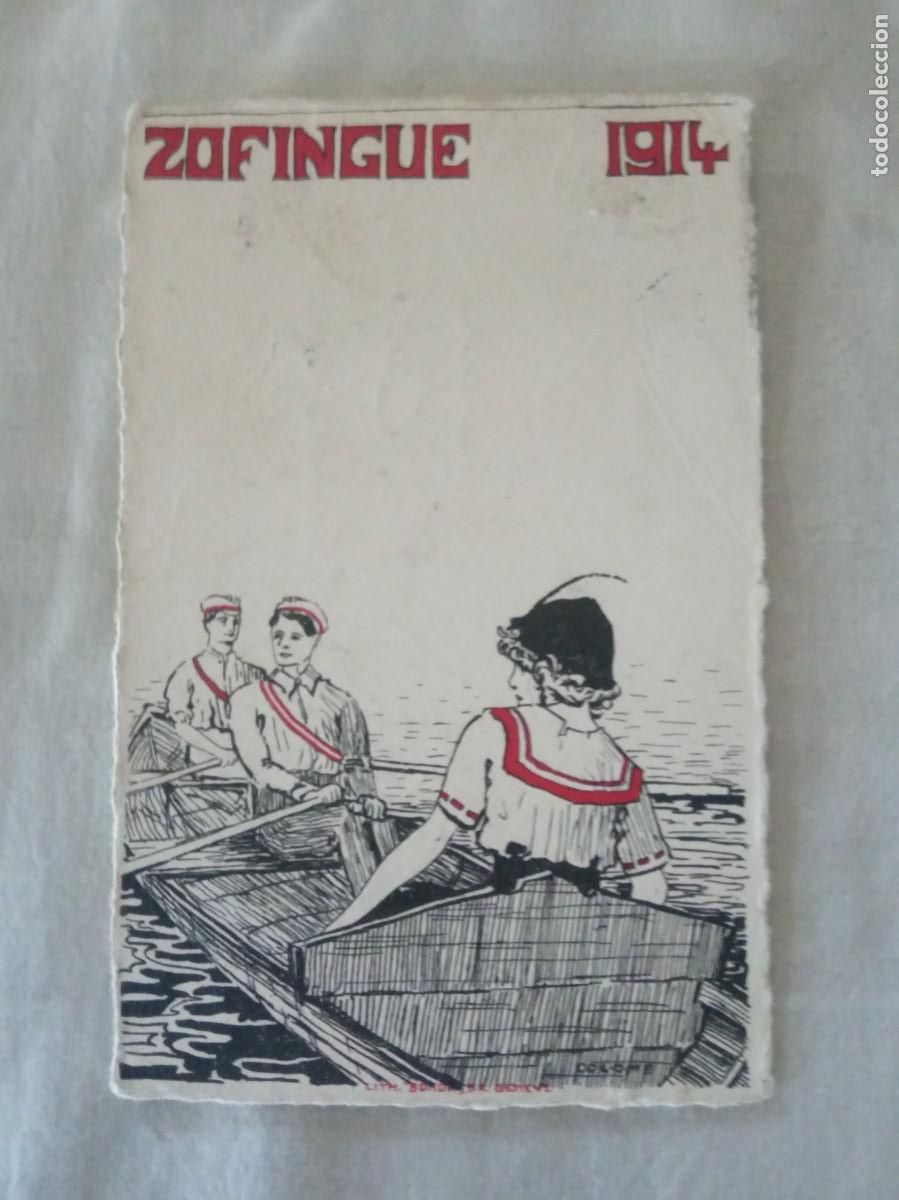 Selos: 1914. CARTA POSTAL SUIZA.ZOFINGUE .