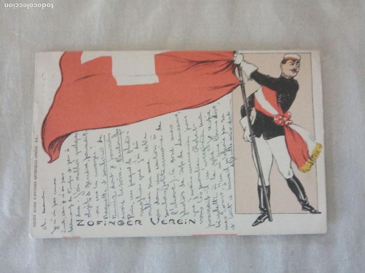 Selos: 1913. CARTA POSTAL SUIZA.ZOFINGUER VEREIN.
