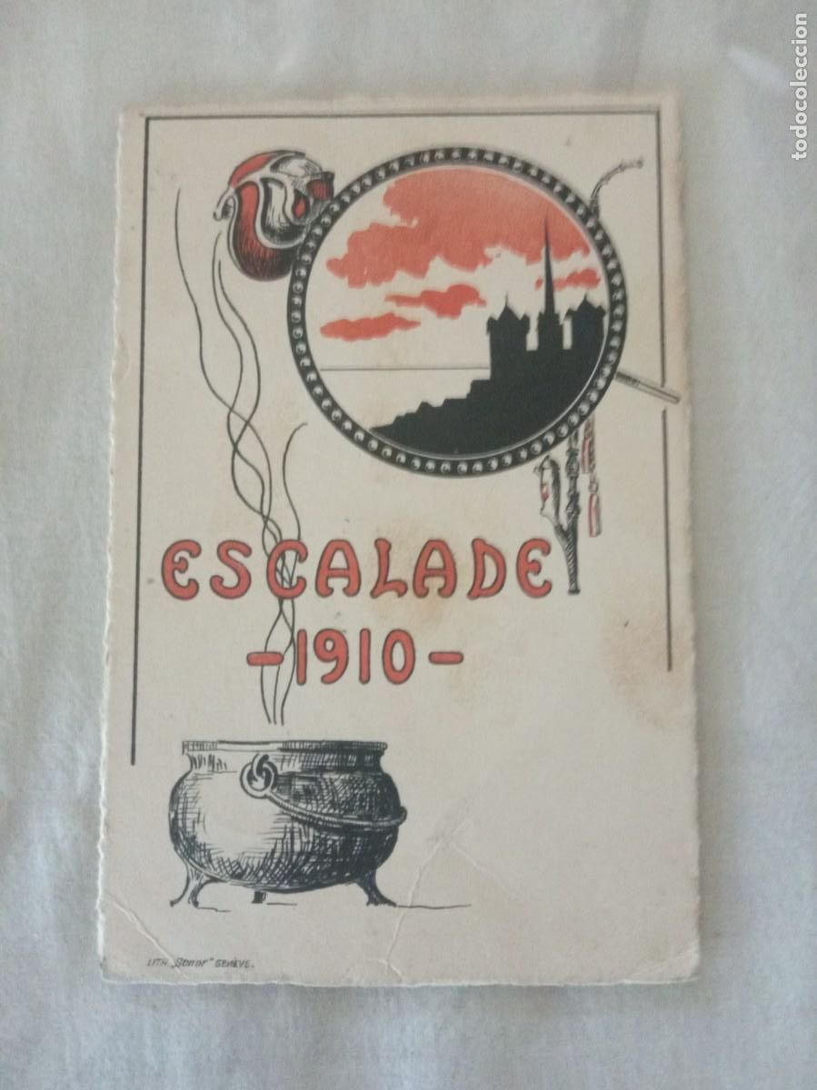 Selos: 1910. CARTA POSTAL SUIZA.ESCALADE.