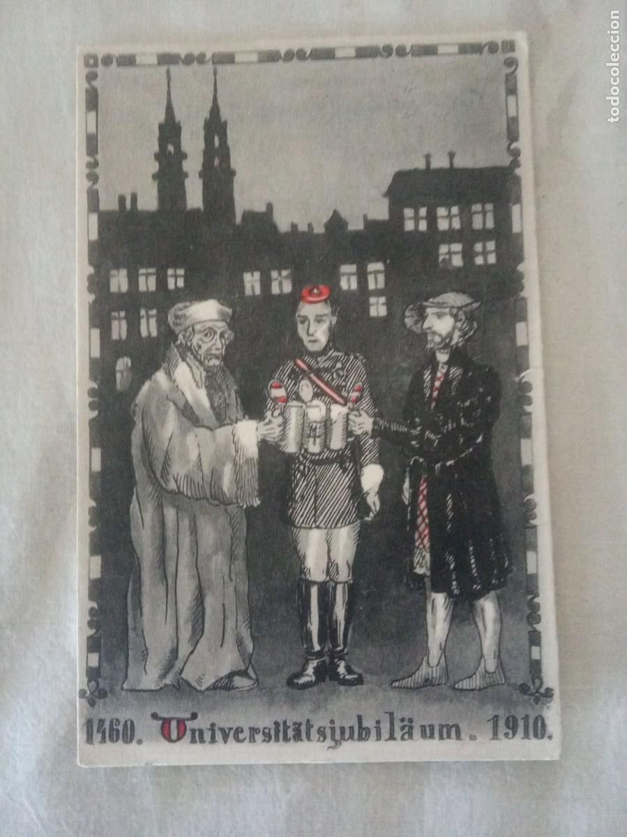 Selos: 1910. CARTA POSTAL SUIZA.UNIVERSITATS JIUBILAUM.