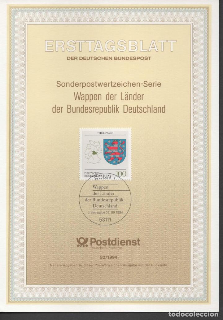Sellos: ALEMANIA ESCUDO THURINGEN - Foto 1