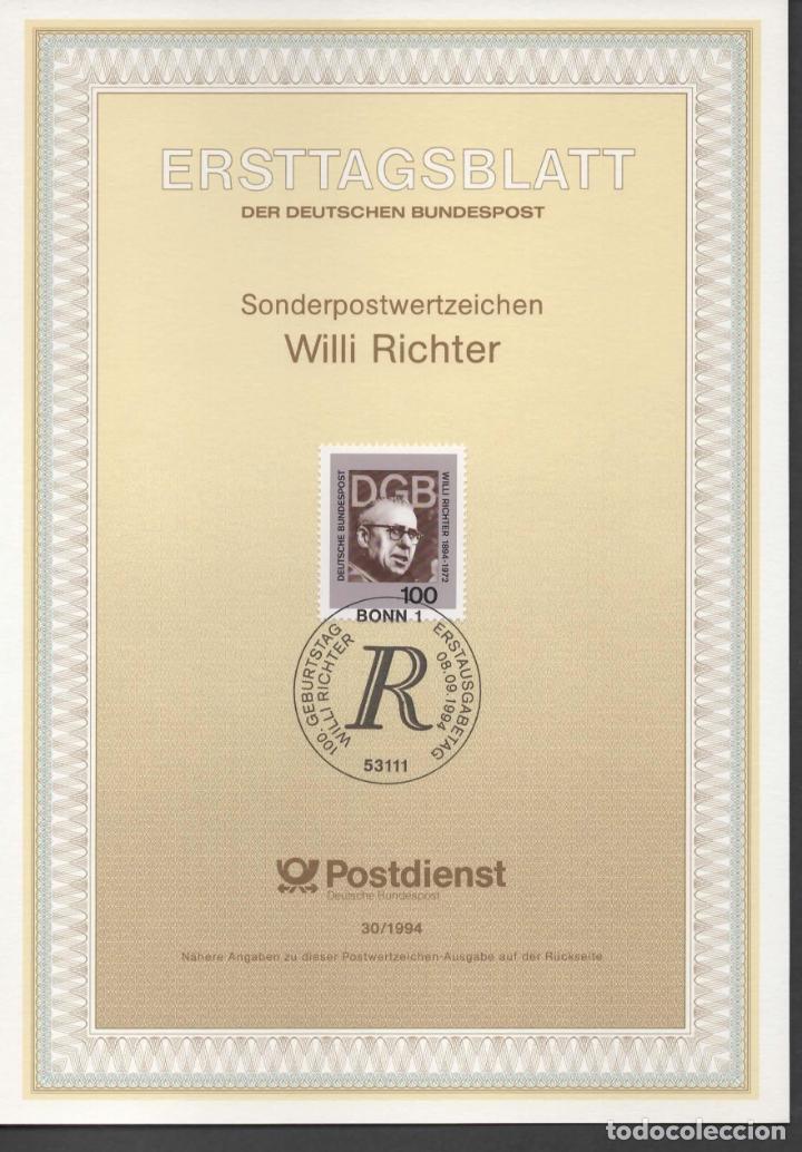 Selos: ALEMANIA WILLI RICHTER SINDICATO POLITICA TRADE UNION
